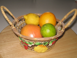A variety of citrus fruits