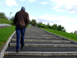 Strengthening your legs makes climbing stairs easier